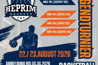 🏀⛹️⛹️‍♀️Einladung zum 2. Jugendturnier der HepRim Baskets🏀